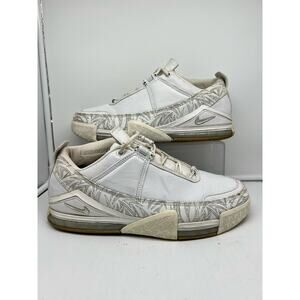 Nike Shoes Mens 13 Zoom LeBron 2 Low White Metallic Silver 310845 111